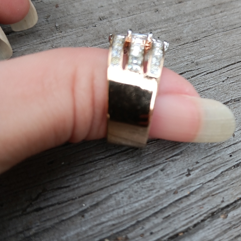 18k GE RSC CZ Ring size 7 - Picture 6 of 10